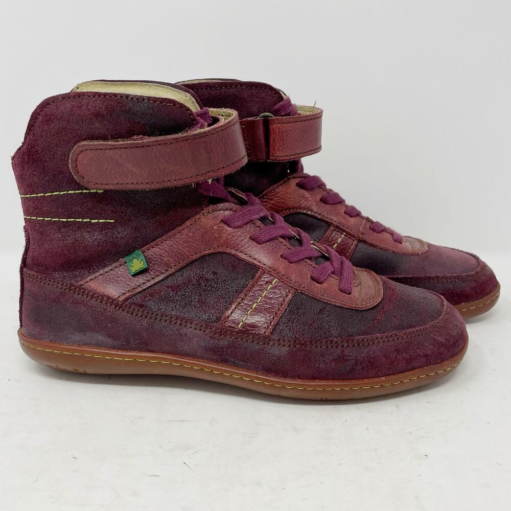 El Naturalista Purple Suede High Top Sneakers EU 37 US 7 - Picture 6 of 11